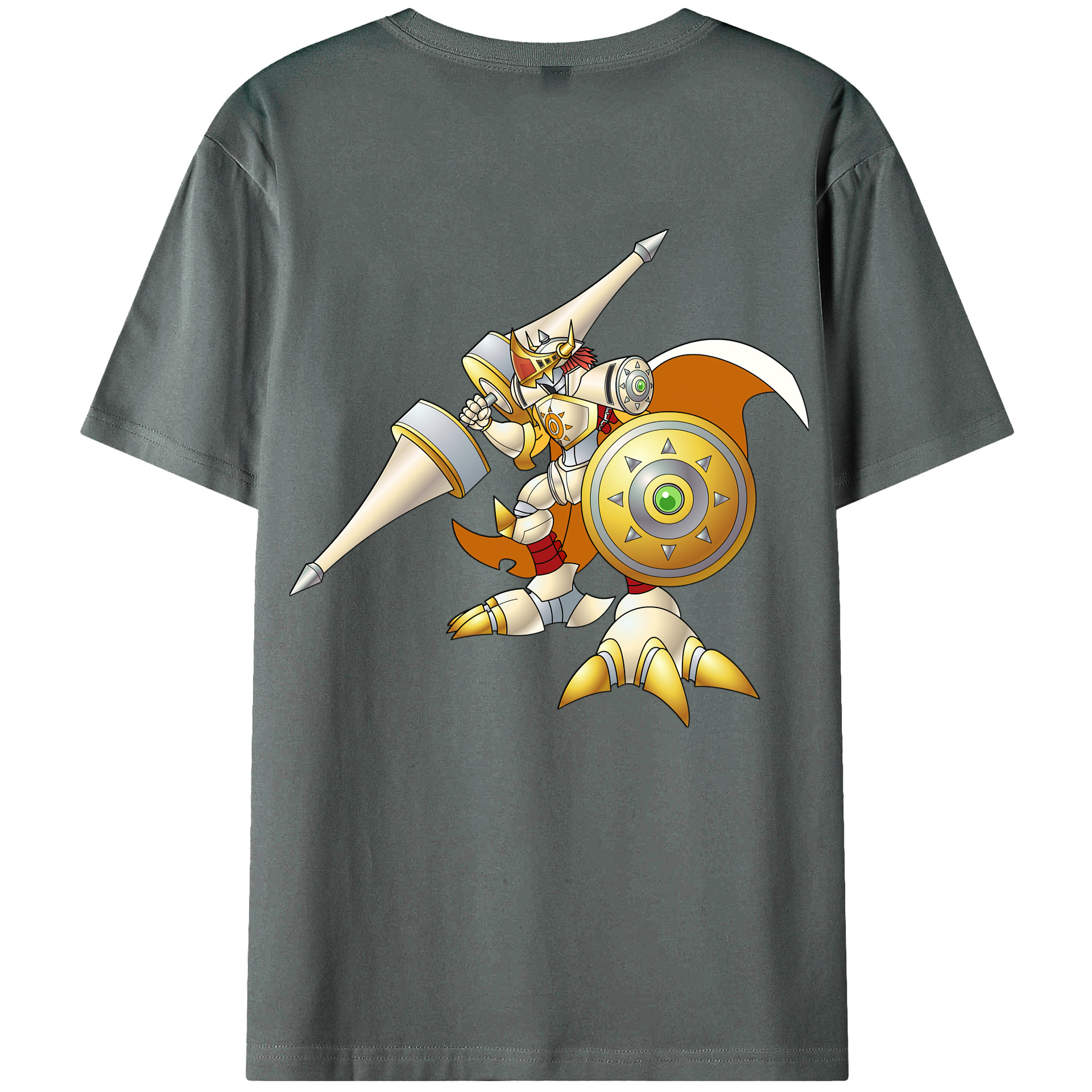 （画像用） Digimon デジタルモンスター/デジモン 綿100％半袖Tシャツ（背面プリント）